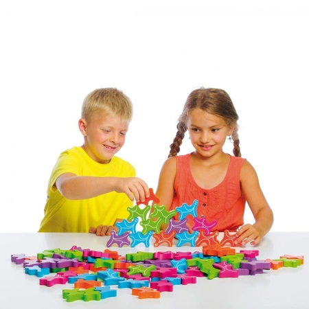 Gra zręcznościowa drewniane Duszki XXL 80 elementów Erzi 42266