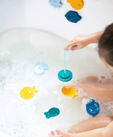 QUUT Zestaw piankowych naklejek do kąpieli z wędką Deep sea