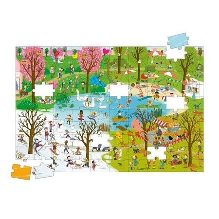 Auzou Puzzle 4 Pory roku 100 el. 53085
