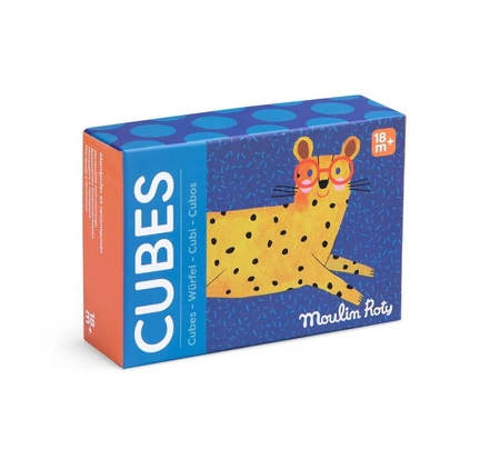 Drewniane klocki puzzle 6 szt. LES TOUPITIS 679105