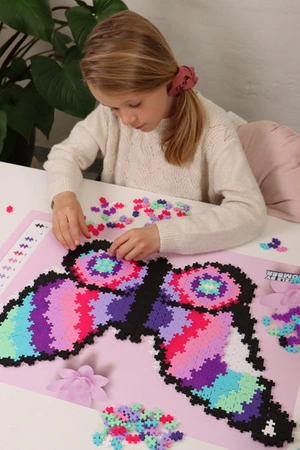 Plus-Plus Mini, Puzzle po numerach 800 szt - Motyl