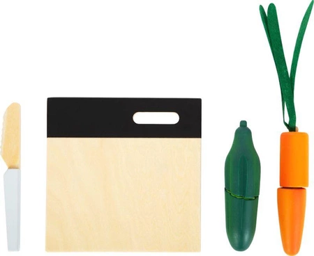 Zestaw śniadaniowy do krojenia z deską i nożykiem w skrzynce Small Foot 12331