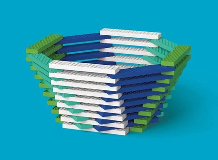 Kreatywne klocki konstrukcyjne Ocean Hello Box Bioblo 100 elementów