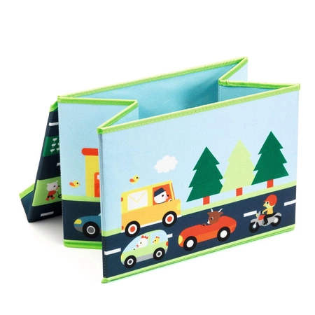 Materiałowe pudełko siedzisko DROGA DD04487