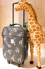 Walizka dziecięca KIDZROOM Giraffe blue