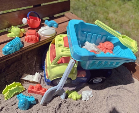 WOOPIE Zestaw do Piasku z Samochodzikiem i Foremkami 20 el.