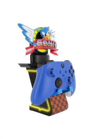 Retro Logo Podstawka pod Telefon/Pada LED Sonic The Hedgehog