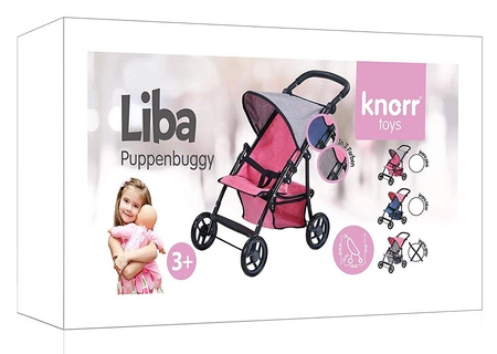 Szara spacerówka dla lalek Liba KnorrToys 16822