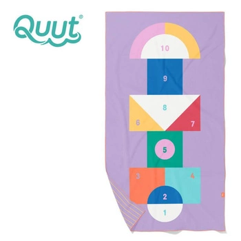 QUUT Dwustronny ręcznik plażowy PlayTowels L (180 x 100cm) Hopscotch