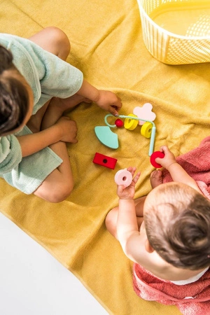 QUUT Klocki piankowe balansowe Blokki Coral Pink