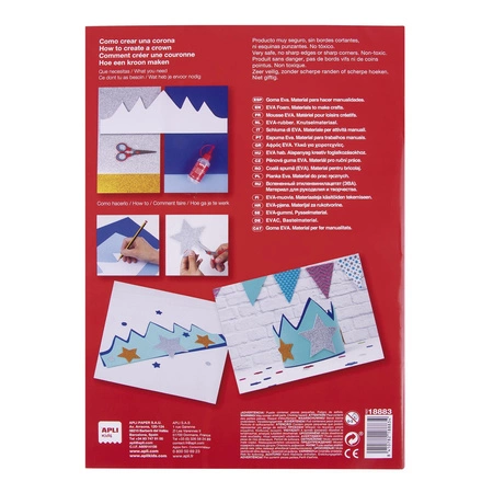 Pianka EVA w arkuszach A4 Apli Kids 5mm - 4 szt.