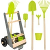 Wózek ogrodowy z akcesoriami i narzędziami Zielona linia 11663-Small Foot, zabawki ogrodowe do zabawy w plenerze