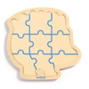 Drewniane puzzle w ramce JEŻ DJ01822