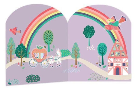 Bajkowy Świat Zestaw Naklejek Wielokrotnego Użytku