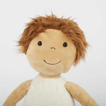 Pluszowa zabawka edukacyjna Strażak lalka do nauki przebierania sigikid