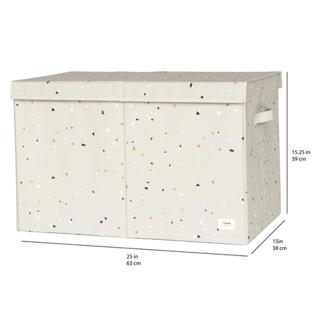 3 Sprouts Pudełko Zamykane Recycled Terrazzo Green