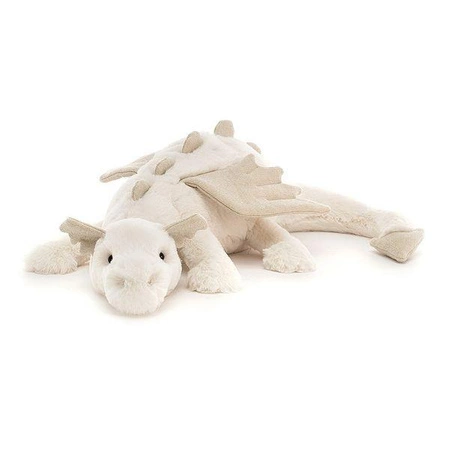 JellyCat Snow smok 50x14cm