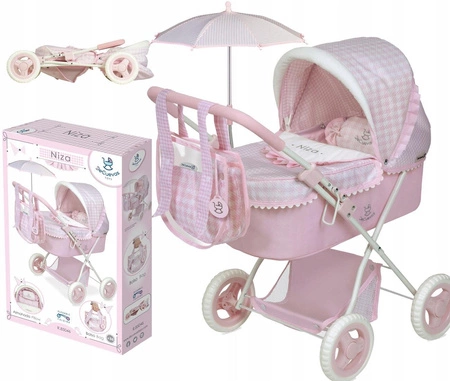 Wózek gondola z parasolką dla lalek DeCuevas Toys 85046
