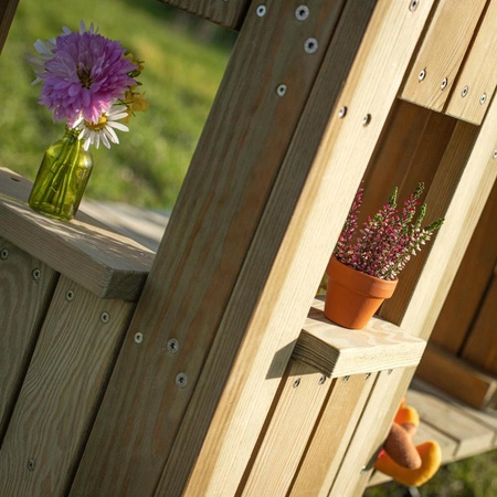 Outdoor drewniany domek dla lalek domek sklep 10041 Erzi zabawki ogrodowe