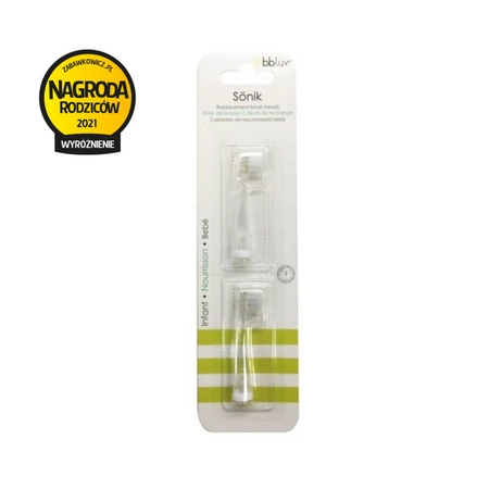 Wymienne końcówki do szczoteczki sonicznej Sönik, 0-18 miesięcy, bblüv