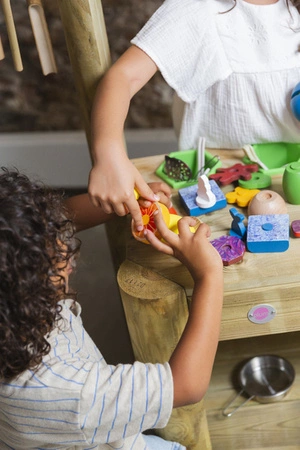 Lekkid, drewniane magnetyczne klocki konstrukcyjne- Jedzenie