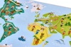 Układanka z uchwytami mapa świata