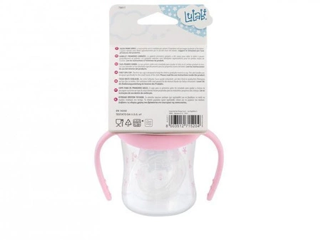 Kubek niekapek z ustnikiem słonik 4m+ 120ml LULABI