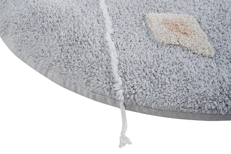 Lorena Canals Dywan bawełniany/Pufa Lou Ø 120 cm