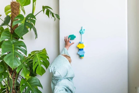 QUUT Klocki piankowe do nawlekania do kąpieli Beedi Fish