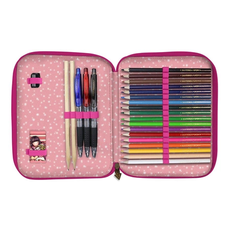 Podwójny Piórnik z Wyposażeniem - Gorjuss - Fairground - Carousel