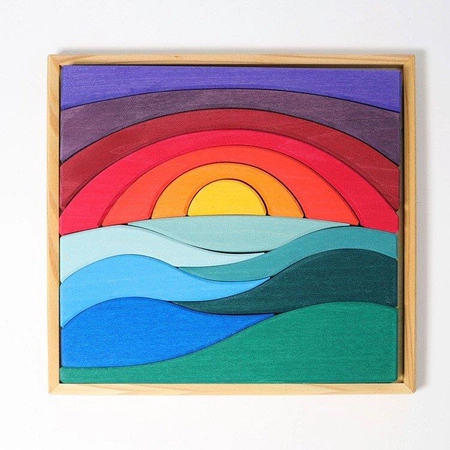 Układanka Krajobraz, kolorowy, 3+, Grimm's