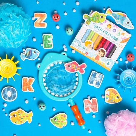 Tiger Tribe Zabawki kąpielowe - Zmywalne Kredki