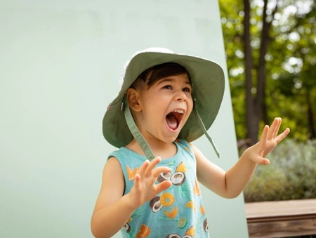 FlapJack Dwustronny Kapelusz do Kolorowania DIY Dinozaur M