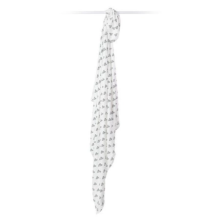 Lulujo Modern Kocyk Bambusowy Serca