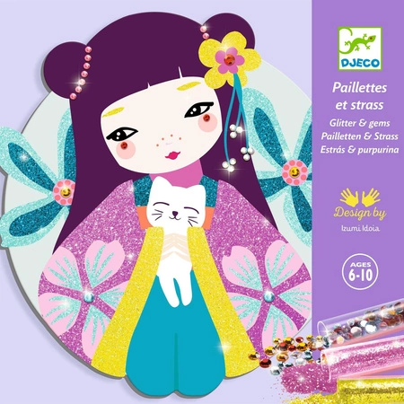 Zestaw art.z cekinami i brokatem ONNANOKO DJ09523