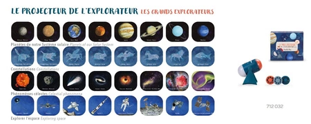 Lampka projektor 2 w 1 ODKRYWCA 712032