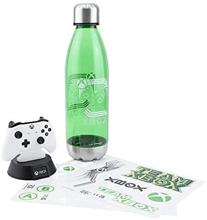 Zestaw prezentowy XBOX : lampka, butelka, naklejki