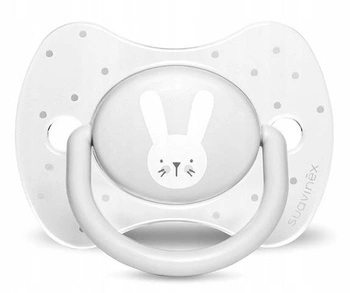 Smoczek fizjologiczny królik szary 0-6 Suavinex