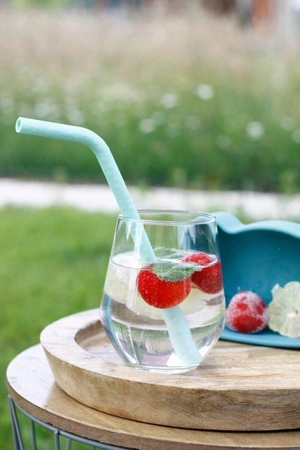 Zamykany silikonowy pojemnik Miś We Might Be Tiny - Blue Dusk