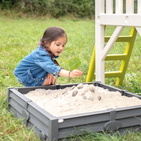 SMOBY Domek na Palach z Piaskownicą i Zjeżdżalnią