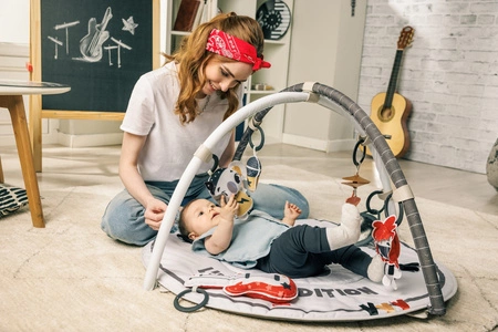 Gimnastyka/mata edukacyjna z pałąkami - Tiny Rockers Tiny Love