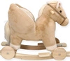 Bujaczek Pegaz Beżowy z fotelikiem i kołami