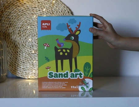 Zestaw artystyczny z piaskiem Apli Kids