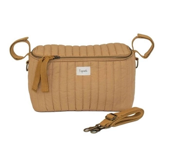 3 Sprouts Organizer Do Wózka Quilted Solid Mustard