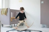 Deska do balansowania Starter Transparent z filcem, Baby Mouse, Wobbel