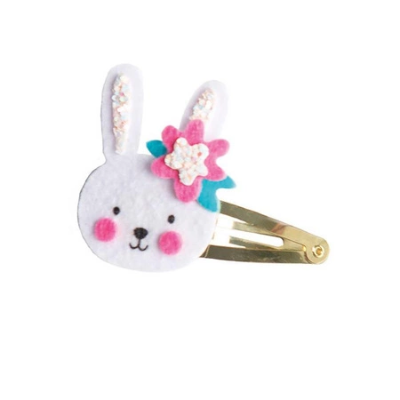 Zestaw kreatywny do tworzenia biżuterii Brokatowe spinki do włosów Zwierzątka 6+, Janod