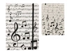 Notes A5 w twardej okładce motyw muzyczny 96k