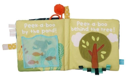 Książeczka interaktywna Akuku Bunny 161130-Manhattan Toy, zabawki dla niemowląt