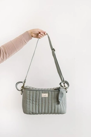 3 Sprouts Organizer Do Wózka Quilted Solid Green