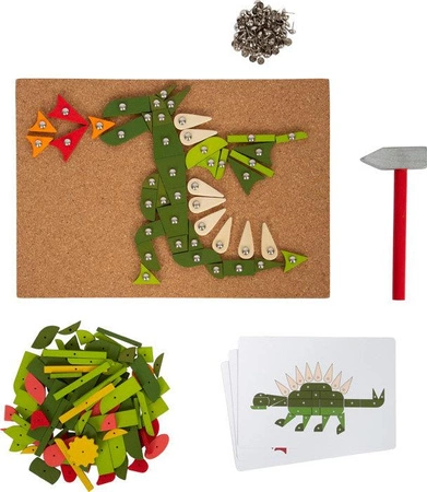 Przybijanka układanka dla dzieci Świat smoka 12358 Small Foot